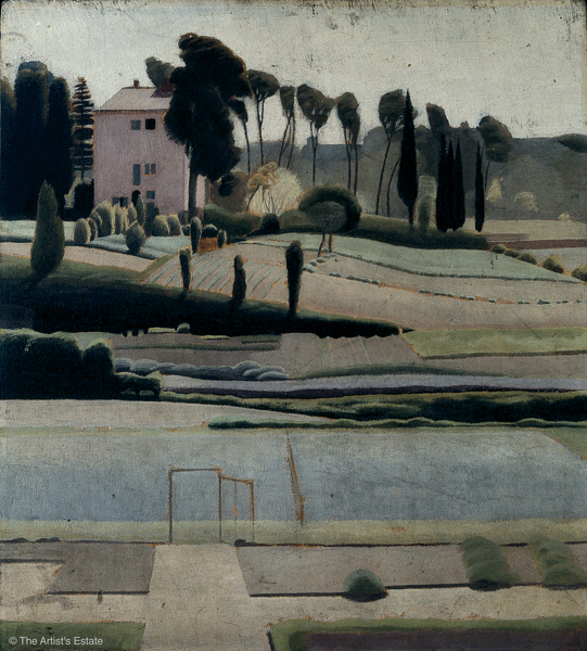 Artist Winifred Knights (1899-1947): A View to the East from the British School at Rome