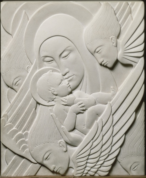 Daisy-Theresa-Borne: Madonna-of-the-Adoring-Angels,-1929