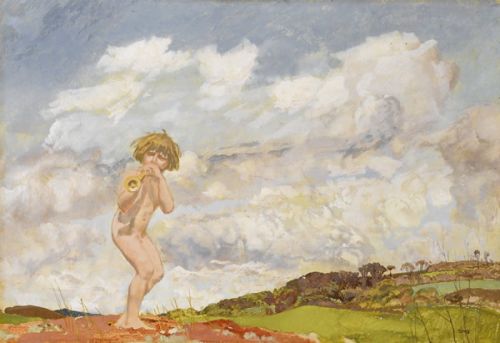 Artist Charles Sims (1873-1928): Pan, circa 1916